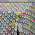thumbnail image 4 of Sea Animals Dog Crate Cover, Penguins Wearing Colored Party Hats Crowns Rows of Staring Penguins South Pole, Easy to Use Pet Kennel Cover Small Dogs Puppies Kittens, 7 Sizes, Multicolor, by Ambesonne, 4 of 6