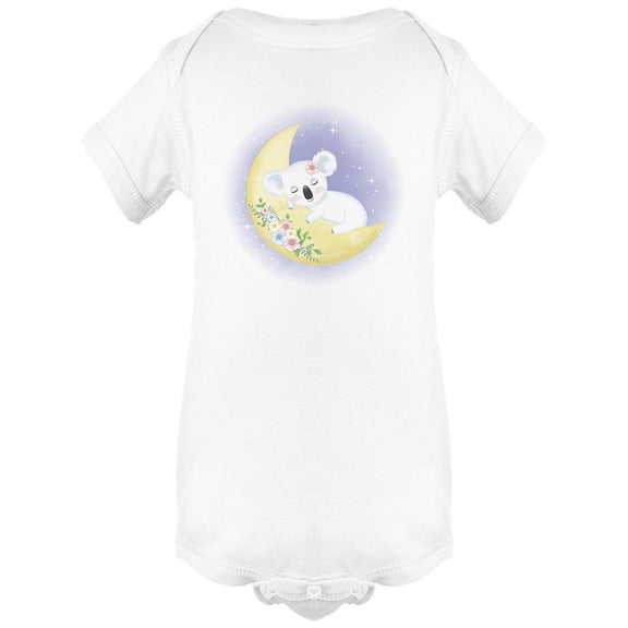 Cute Baby Koala Sleeping Design Bodysuit Infant -Image by Shutterstock,  6 Months