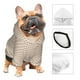 thumbnail image 3 of Fotbe Brown Gingham Sudadera con Estampado para Perros Pequeños – Suéter con Capucha para Mascotas, Tela Suave de Forro Polar con Bolsillo-Small, 3 of 7