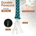 thumbnail image 3 of Uxcell Paracord, Parachutes Cord Spool Survival Strong Rope String for Camping Hiking Fish Blue/Black, 3 of 7