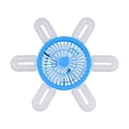 thumbnail image 2 of Luz de ventilador con enchufe E27, diseño plegable, fácil de instalar, miniventilador de techo para Azul, 2 of 6