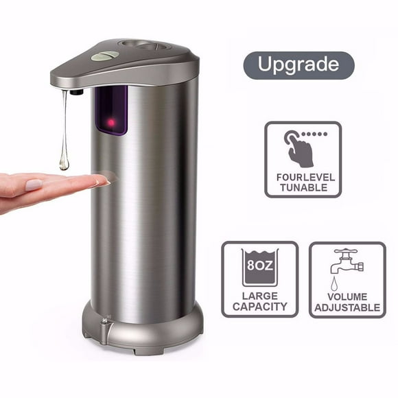 NEW Hands Touchless Stainless Steel Automatic Soap Dispenser Motion Sensor Poultice