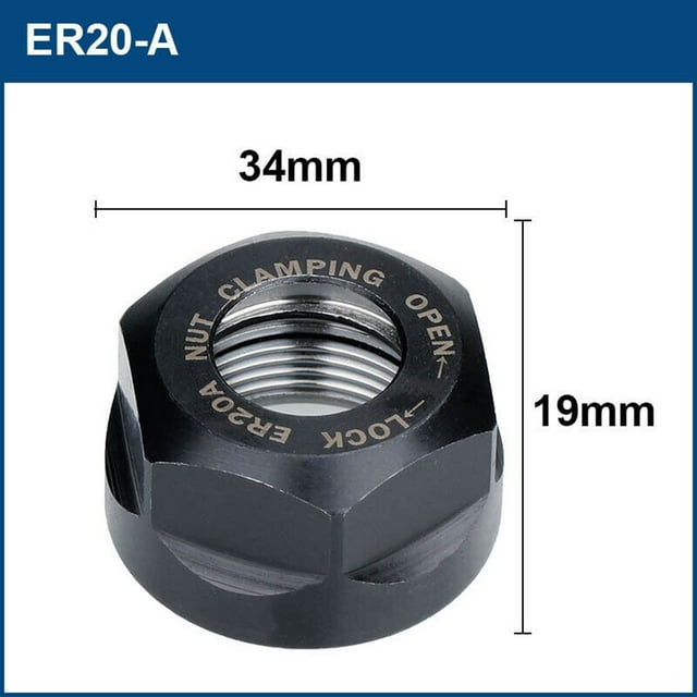 Collet Clamping Nuts Collet Clamping Nuts ER Collet Chuck Nut High Concentricity