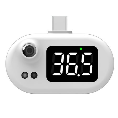 

Smart Mobile Phone Thermometer LED Digital Display Temperature Gauge (Type C)