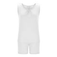 thumbnail image 6 of Women Summer Modal Pajama Set Plus Size Soft Lounge Shorts & Sleeveless Tank Top Sleepwear for Home, 6 of 6