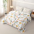 thumbnail image 3 of Manfei Boho Unicorn Quilt Full,Nature Tree Flower Full Bedspread Sets,Multicolor,3-Piece, 3 of 7