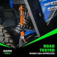 thumbnail image 7 of Rhino USA Heavy Duty 1.6 x 17 inch Soft Loop Tie Down Straps - 5,000 lbs Break Strength (Orange 4pack), 7 of 7
