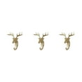 thumbnail image 1 of Maytalsory Animal Head Key Hook Sturdy And Durable Construction Adding Touch Of Whimsy golden (deer) 3Set, 1 of 6