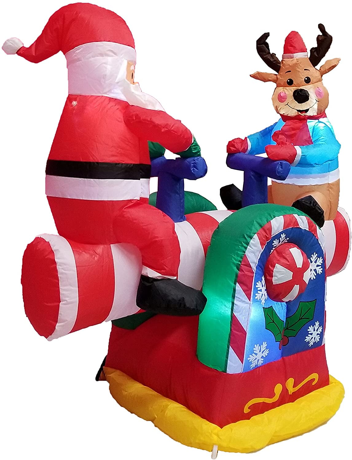 Patio Outdoor Holiday Decorations BZB Goods 4 Foot Animated Christmas ...