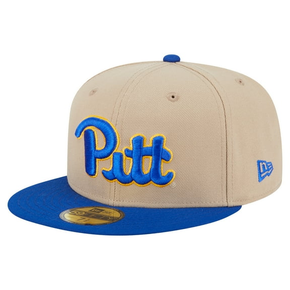 Men's New Era  Khaki Pitt Panthers Two-Tone 59FIFTY Fitted Hat