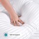 thumbnail image 3 of Paquete de 2 almohadas de cama para dormir de Hotel Collection, tamaño Queen, almohadas para dormir de lado y de espalda, almohadas rellenas de microfibra alternativa supersuaves, 3 of 3
