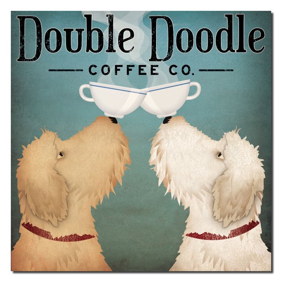 Adorable Doodle Doodle Coffee Company Print by Ryan Fowler; One 12x12in Paper Poster Print