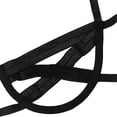thumbnail image 5 of Fashion Lace Steel Ring Garter Sleepwear Pajamas Underwear Set, M, Black, 5 of 7