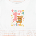 thumbnail image 4 of Inktastic Its My 1st Birthday Bear Girls Baby Dress, 4 of 5