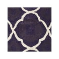 thumbnail image 4 of SAFAVIEH Chatham Collection 7' x 7' Square Purple / Ivory CHT821B Handmade Geometric Premium Wool Area Rug, 4 of 5