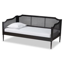 Bowery Hill Contemporary Charcoal Finished Wood Twin Size Daybed
