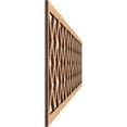 thumbnail image 3 of Ekena Millwork 46 3/4"W x 10"H x 1/4"T Hadley Fretwork Moulding, Hickory, 3 of 13