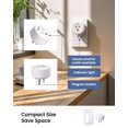 thumbnail image 4 of Interruptor inalámbrico con control remoto Zoiinet para enchufe, 90 m, 15 A, 1500 W, 4 of 7