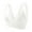 White, variant on Everyday Bra for Women Ribbed Deep V Neck Cami Shirts Wide Strap Comfort Yoga Bralette