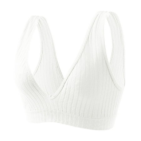 Womens Bras Women Plus Size Solid Color Back Sports Bra Fitness Clothes Running Drying Yoga Underwear Sports Bras for Women Summer Plus Size Bras for Women