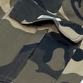 thumbnail image 7 of Uwinwear Men's camouflage Cargo Shorts Summer Athletic Outdoor Short Pants Fashion Print Drawstring Casual Shorts with Multi-pocket,Khaki,XXL, 7 of 7
