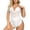 White, variant on Lingerie Bodysuit Women's 1-Piece Floral Lace Deep V Neck Backless Teddy Bra Nightwear for Romantic Night Honeymoon Sexy Intimate Babydoll Outfit