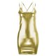 thumbnail image 1 of Gibobby Vestido Causal para Mujer de Verano Sexy Hip Trim Dress Trim Sling Nueva Falda Corta Color Metálico Color Sólido Falda Cómoda(Dolado,CH), 1 of 3