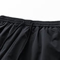 thumbnail image 6 of Men's Quick Dry Cargo Shorts Elastic Drawstring Waist with Multi-Pockets,Fashion Casual Lightweight Summer Shorts Black 3XL, 6 of 8