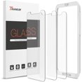 thumbnail image 1 of FYBTO (3 Packs) Compatible with Apple iPhone 11 Screen Protector, iPhone XR Screen Protector, Premium HD Clarity 0.25mm Tempered Glass Film For iPhone 11 / XR w/Installation Alignment Case, 1 of 5