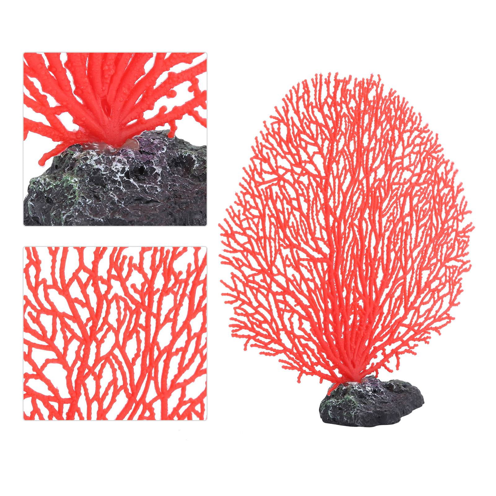 Aquarium Decorations, Red Fish Tank Decorations, Durable Simulation Fpr Aquarium For Fish Tank