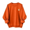 thumbnail image 5 of Jsaierl Womens Halloween Sweatshirts Plus Size Ghost Graphic Pullovers Soft Going Out Round Neck Long Sleeve Shirt Tops Halloween Party Supplies, Sizes S-2XL, 5 of 7