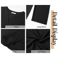 thumbnail image 6 of Fantaslook Roll Up Blouses for Women Dressy Casual Long Sleeve Tunic Tops V Neck Shirts Work Blouses, 6 of 9