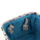 thumbnail image 4 of Contenedor de almacenamiento de lona plegable para estantes Cubby Laundry Azul m, 4 of 9