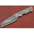 thumbnail image 5 of 7.5" long hand forged Damascus steel sheeps foot blank blade, 3.5" cutting edge, 5 of 6