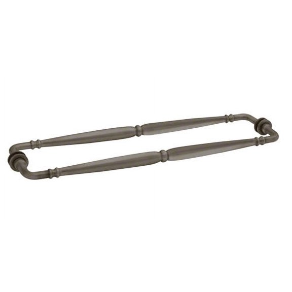 CRL V1C18X180RB Oil Rubbed Bronze Victorian Style 18" Back-to-Back Towel Bar