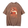 thumbnail image 2 of Jake Scott On Tour Live In 2025 Washed Cotton Tshirt Hip Hop Style Short Sleeve Tees, 2 of 4