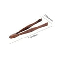 thumbnail image 3 of PEIBang Wooden Toast Tongs,10.2" Reusable Bread Steak Kitchen Clamp Serving Tool,Natural Wood Cooking Tong for Cooking and Holding Toast Cheese Bacon Muffin, 3 of 6