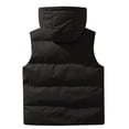 thumbnail image 5 of LOVZFMLL Vestes pour Hommes Mode Sans Manches à Capuche Décontractée, 5 of 5