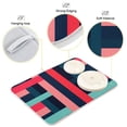 thumbnail image 3 of Yayeee Dish Drying Mat for Kitchen Counter 18"x24" Microfiber Absorbent Pad, Navy Blue Stripes, 3 of 7