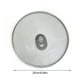 thumbnail image 4 of Naiovety Sartén Protector contra salpicaduras de acero inoxidable Suministros prácticos resistentes al calor con mango plegable Malla de pantalla de Cocina y Comedor 25CM Naiovety HA060067-01, 4 of 6