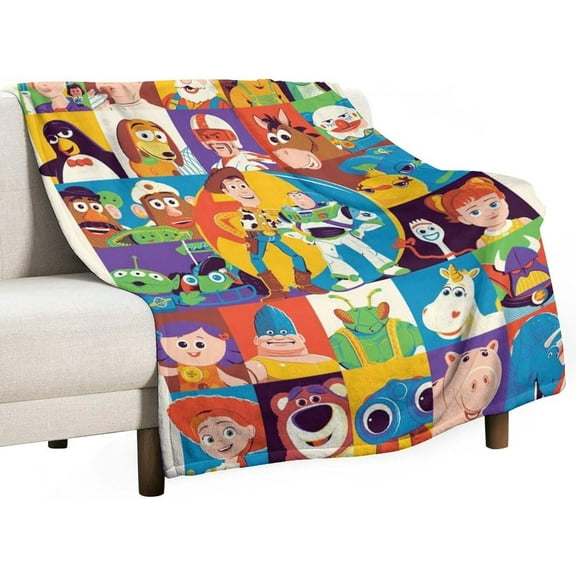 Toy Story Plush Throw Blanket Gifts for Fans Girls Boys Women Present Suitable for a variety of settings 40"x50"
