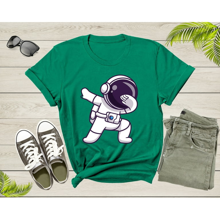 Dabbing Astronaut T-Shirt Boys Space Shirt Dabbing Astronaut T-Shirt Boys Space Shirt