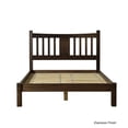 thumbnail image 2 of Grain Wood Furniture Shaker Solid Wood Slat Bed (Expresso, Queen), 2 of 6