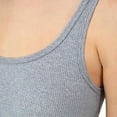 thumbnail image 5 of Hanes Originals Pack, Soft Cotton Rib Tank Tops for Women, 4-Pack, 5 of 6