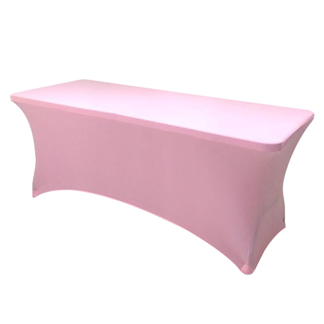 Mantel Elástico Spandex Manta Manteles de 6 Pies para Mesas de Rosado Sunnimix Manteles elásticos de spandex