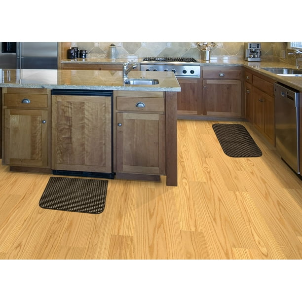 Garland Rug Berber Coloriations 2pc Kitchen Rug 18 In X 28 In Slice 18 In X 28 In Mat Mocha Walmart Com Walmart Com