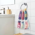 thumbnail image 3 of Yayeee 2 Pack Hand Towels for Bathroom 100% Cotton 16" x 28" Soft Absorbent Kitchen Towel, Blue Jam Jars, 3 of 7