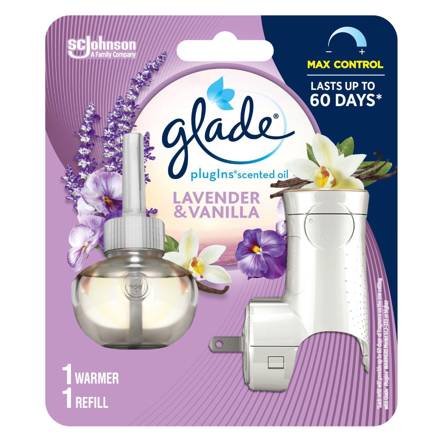 Glade Plugins® Air Freshener Oil Refill, Lavender & Vanilla