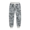 thumbnail image 5 of WCJM Women's Camo Print Relaxed Jogger Pants Cropped Fit Elastic Drawstring Waist Quick Dry Lightweight Hiking Cargo Bottoms with Side Button Pockets for Travel, 5 of 5