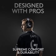 Logitech G PRO X Wireless LIGHTSPEED Gaming Headset with Blue VO!CE Mic Filter Tech, 50 mm PRO-G Drivers, and DTS Headphone:X 2.0 Surround Sound, 20+ Hour Battery Life, for PC, PS5, PS4, Switch, Black